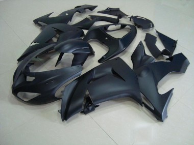 2006-2007 Matte Black Kawasaki Ninja ZX10R Injection Fairing Kit