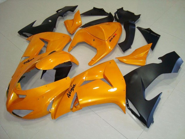 2006-2007 Orange Kawasaki Ninja ZX10R Fairings