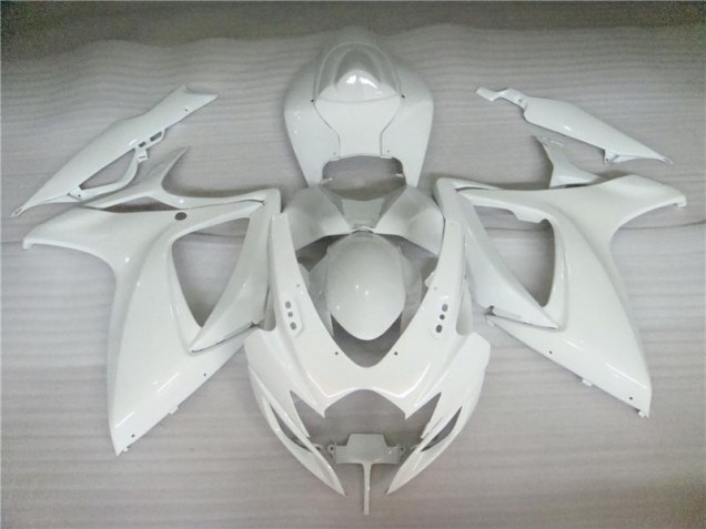 2006-2007 Pearl White Suzuki GSXR 600/750 Fairings