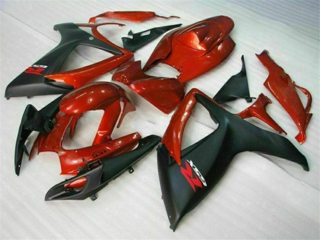 2006-2007 Red Black Suzuki GSXR 600/750 Fairings