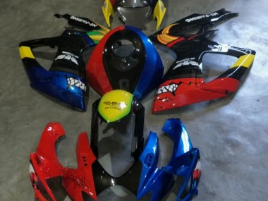 2006-2007 Red Blue Suzuki GSXR 600/750 Fairings