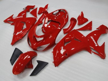 2006-2007 Red Kawasaki Ninja ZX10R Fairings