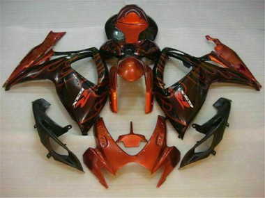 2006-2007 Red Suzuki GSXR 600/750 Fairings