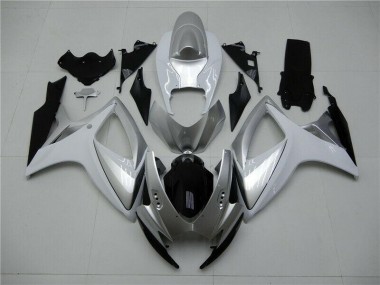 2006-2007 Silver Suzuki GSXR 600/750 Fairings & Bodywork