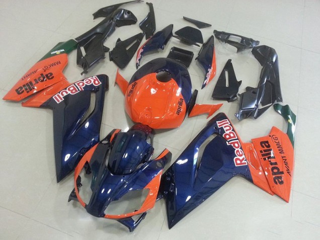 2006-2011 Orange and Dark Blue Aprilia RS125 Fairings