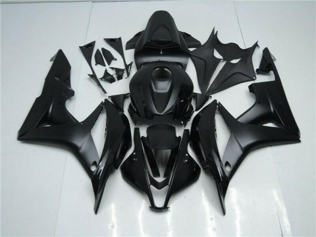 2007-2008 Black Honda CBR600RR Plastics Fairings