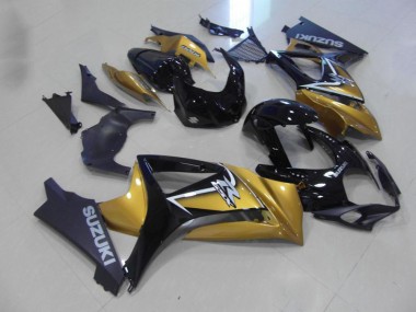 2007-2008 Gold Black Suzuki GSXR 1000 Fairings