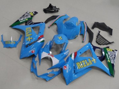 2007-2008 Light Blue Rizla Suzuki GSXR 1000 Fairings