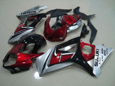 2007-2008 Red Black Silver Suzuki GSXR 1000 Fairings & Bodywork