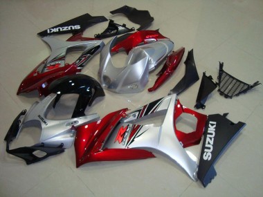 2007-2008 Red Black Silver Suzuki GSXR 1000 Fairings