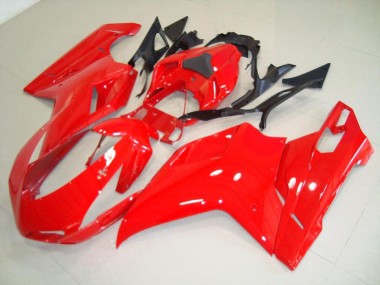 2007-2012 Red Ducati 848 1098 1198 Fairings