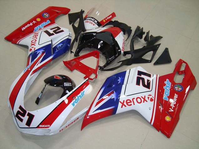 2007-2012 Xerox 21 Ducati 848 1098 1198 Fairings