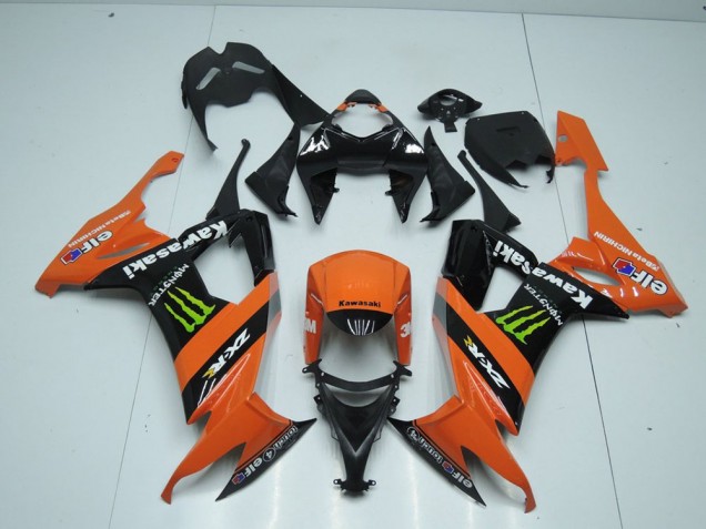 2008-2010 Orange Monster Kawasaki Ninja ZX10R Fairings