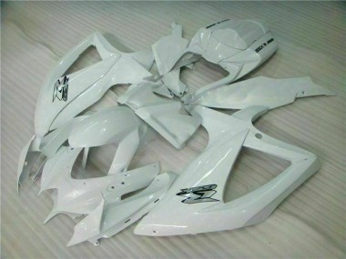 2008-2010 White Suzuki GSXR 600/750 Fairings