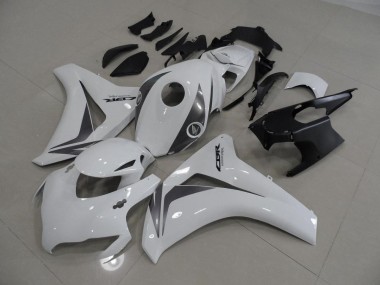 2008-2011 White and Grey Honda CBR1000RR Fairings