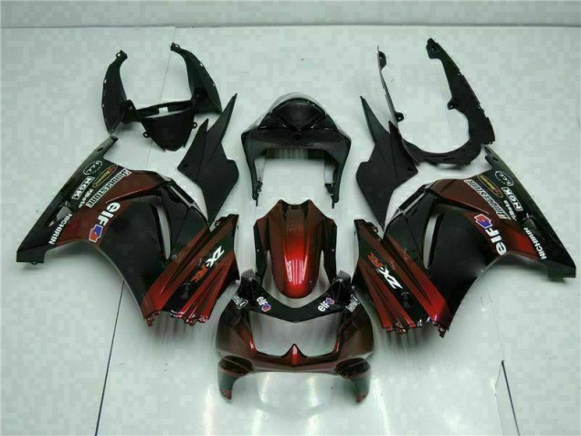 2008-2012 Black Kawasaki Ninja EX250 Fairings