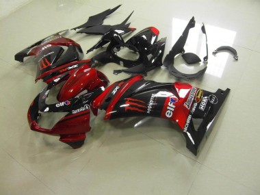 2008-2012 Candy Red Monster Kawasaki Ninja ZX250R Fairings