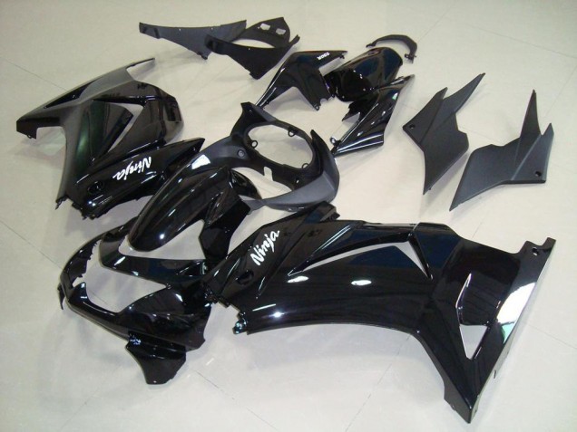 2008-2012 Glossy Black Kawasaki Ninja ZX250R Fairings