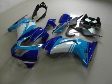 2008-2012 Light and Dark Blue Kawasaki Ninja ZX250R Fairings