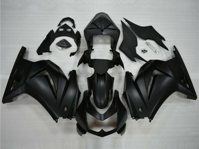 2008-2012 Matte Black Kawasaki Ninja EX250 Plastic Full Fairing Kit