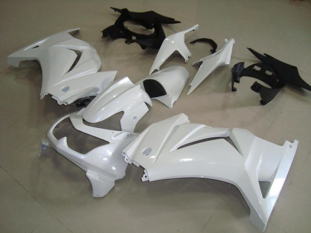 2008-2012 Pearl White Kawasaki Ninja ZX250R Fairings