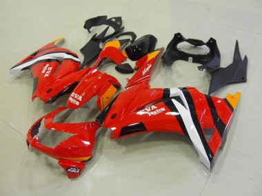 2008-2012 Red Black Kawasaki Ninja ZX250R Fairings & Bodywork