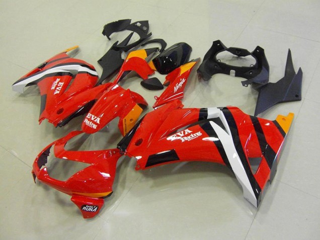 2008-2012 Red Black Kawasaki Ninja ZX250R Fairings & Bodywork