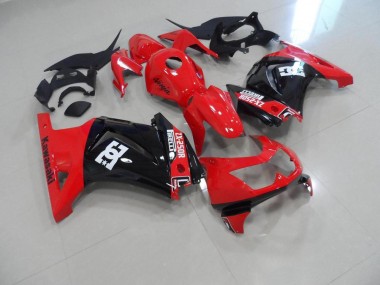 2008-2012 Red Black Kawasaki Ninja ZX250R Fairings