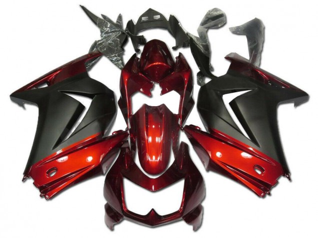 2008-2012 Red Grey Kawasaki Ninja EX250 Fairings