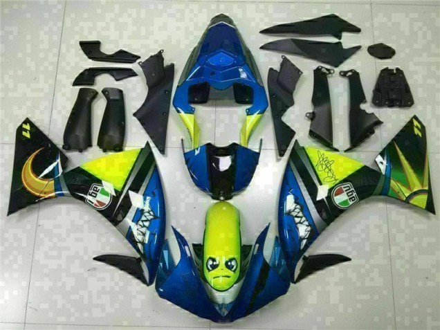 2009-2011 Blue Yamaha YZF R1 Fairings