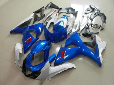 2009-2016 Blue and White OEM Style Suzuki GSXR 1000 Fairings & Bodywork