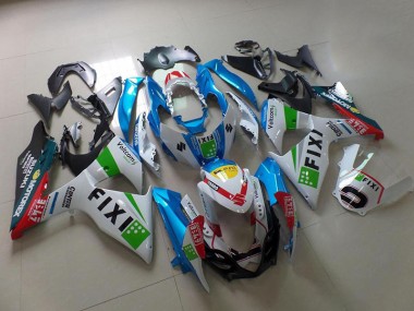 2009-2016 Light Blue Fixi Suzuki GSXR 1000 Fairings