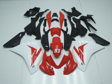 2011-2013 Red White Honda CBR125R Fairings