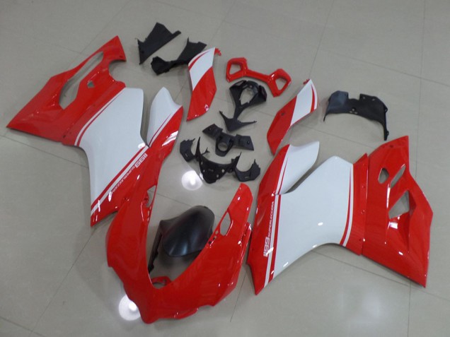 2011-2014 Red White Ducati 1199 Fairings