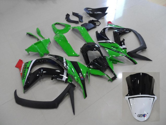 2011-2015 Green and Black Kawasaki Ninja ZX10R Fairings & Bodywork