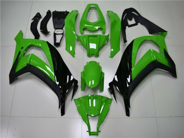 2011-2015 Green Black Kawasaki Ninja ZX10R Fairings