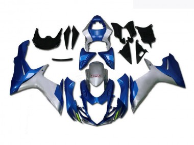 2011-2020 Blue Silver Suzuki GSXR 600/750 Fairings