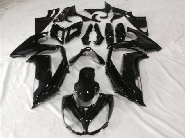 2012-2016 Glossy Black Kawasaki Ninja EX650 Fairings & Bodywork