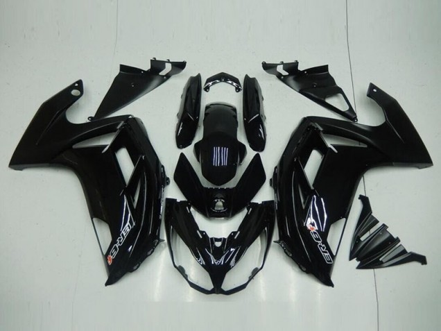 2012-2016 Glossy Black Kawasaki Ninja EX650 Fairings