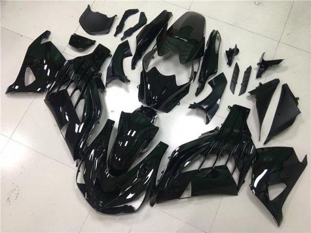 2012-2019 Glossy Black Kawasaki Ninja ZX14R Injection Fairing Kit