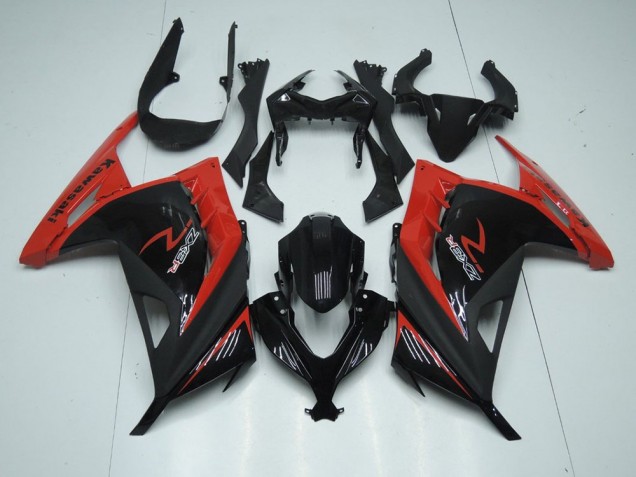 2013-2016 Red Black Kawasaki Ninja ZX300R Fairings & Bodywork